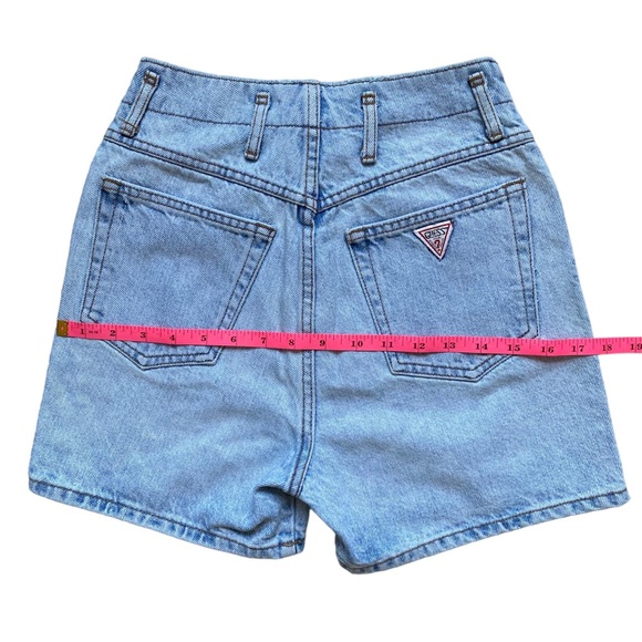 1990’s Vintage Guess Denim High Waist Shorts - Picture 4 of 8